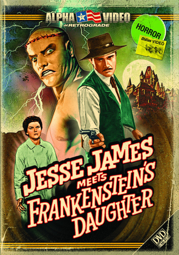 Jesse James Meets Frankenstein's Daughter (Retro Cover Art + Postcard) - 