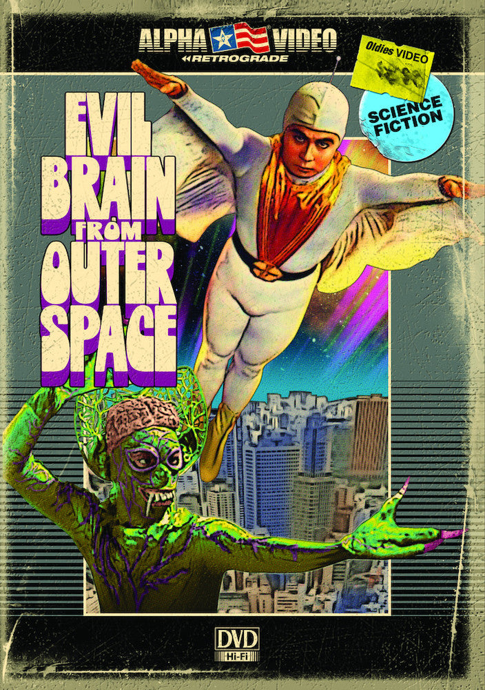 Evil Brain From Outer Space (Retro Cover Art) - 
