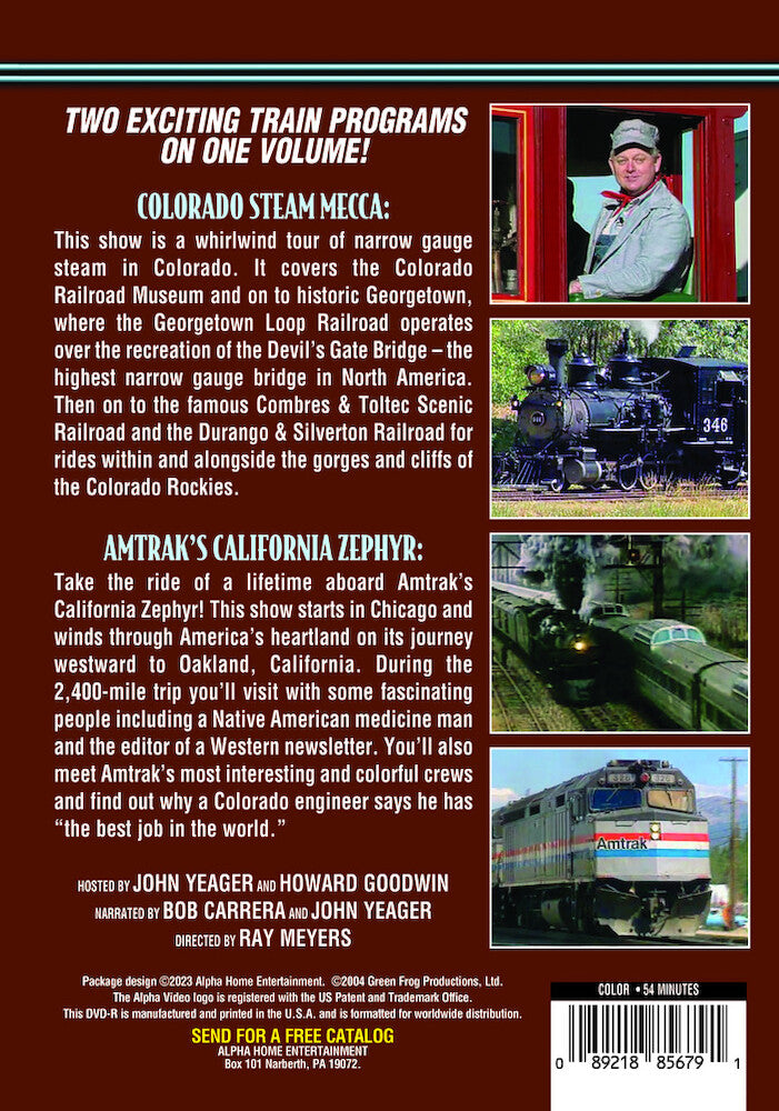 all aboard (classic train series) - Back Panel - DVD