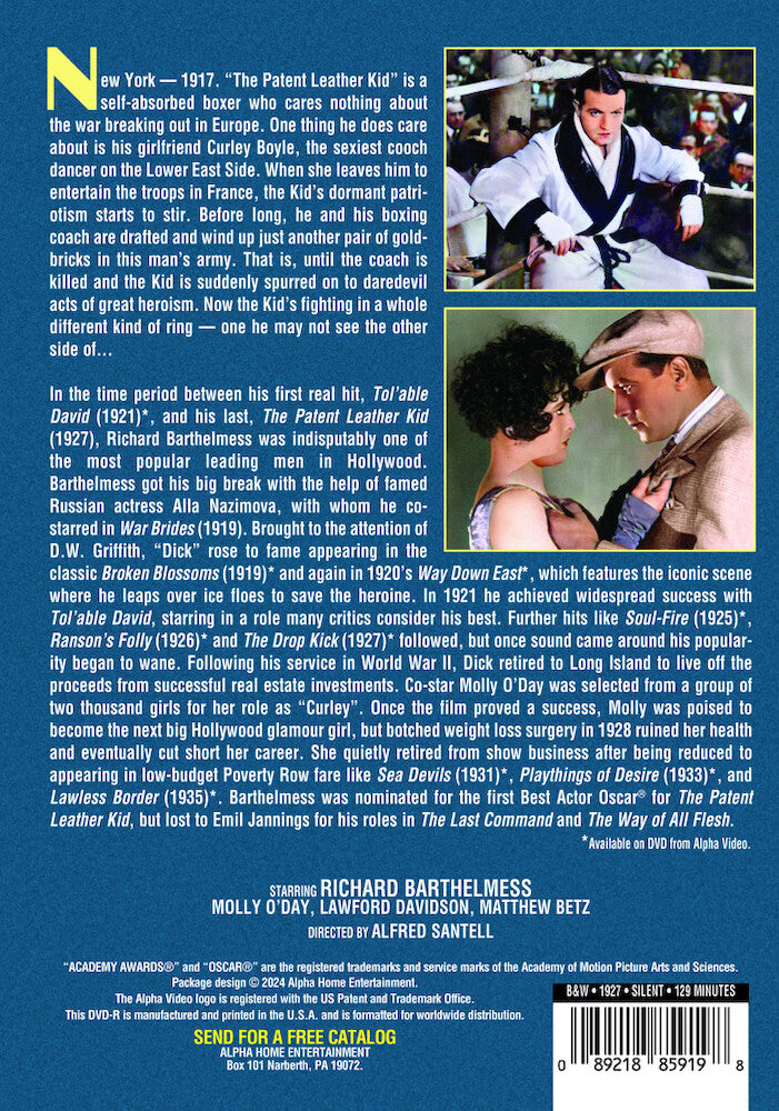 the patent leather kid - Back Panel - DVD