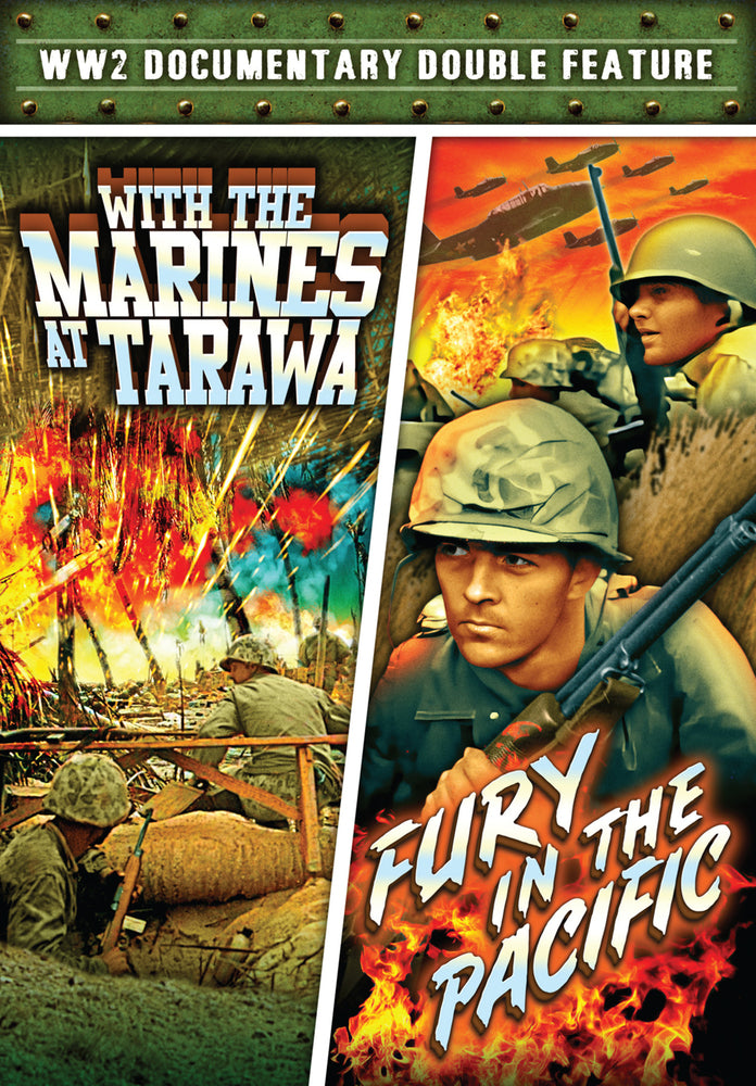 World War II Documentary Double Feature: With the Marines at Tarawa (1944)/Fury in the Pacific (1945) - 