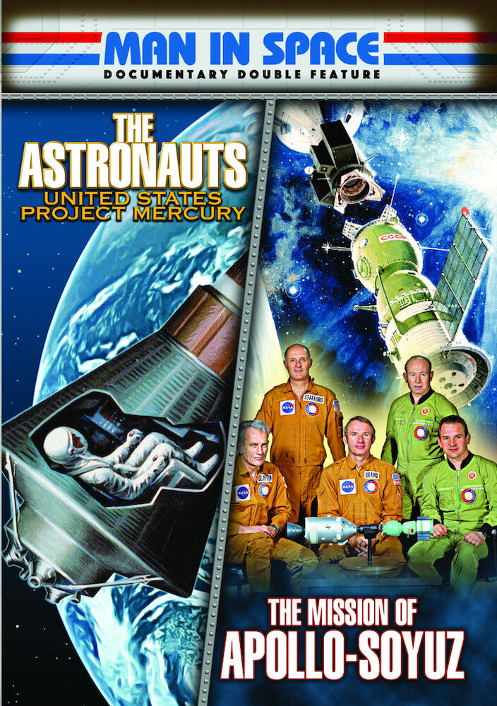 man in space documentary double feature: the astronauts (1960)/the mission of apollo-soyuz (1975) - DVD