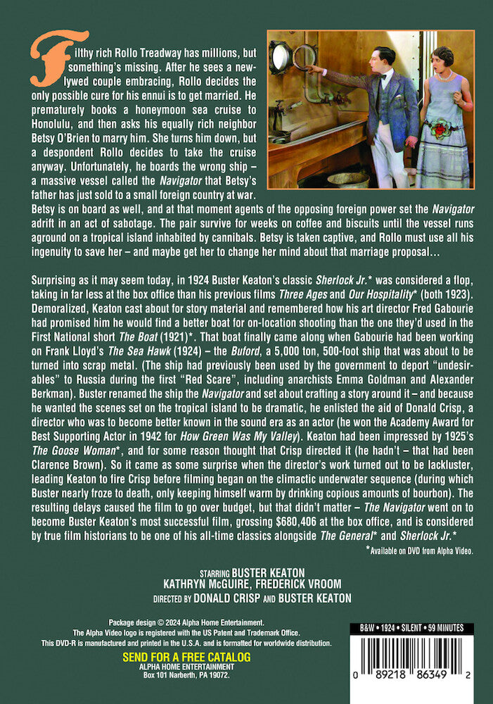 the navigator (silent) - Back Panel - DVD