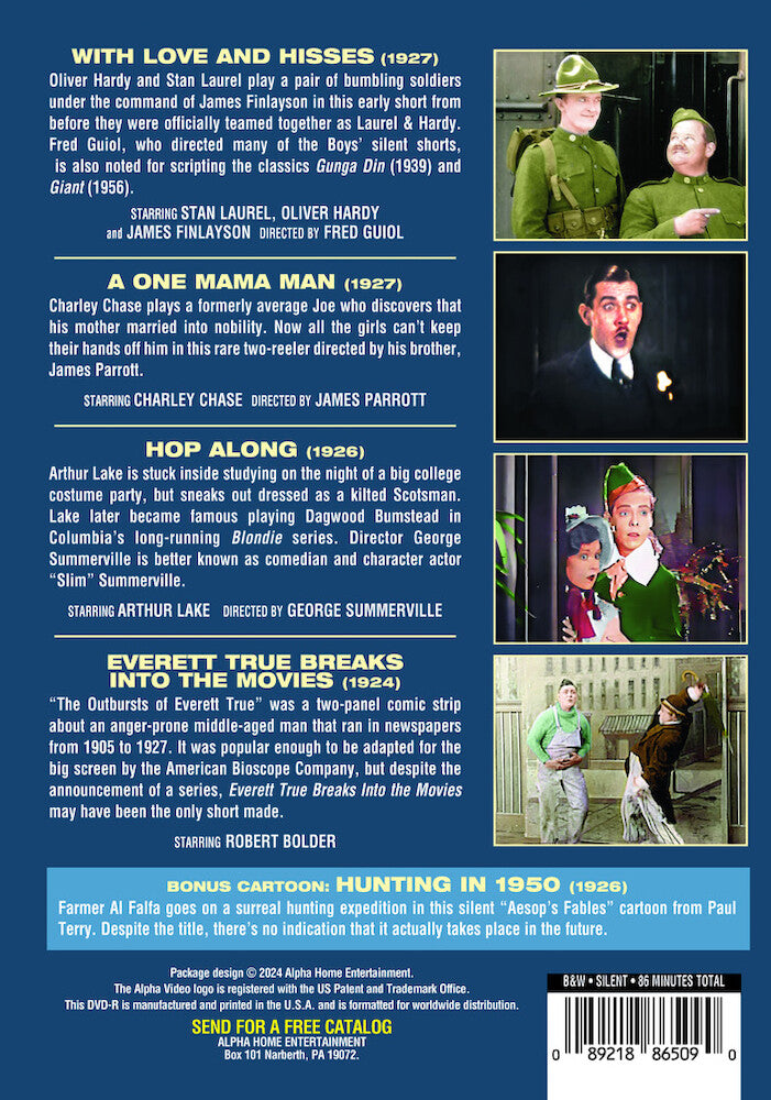 silent slapstick comedy parade, volume 4(silent) - Back Panel - DVD