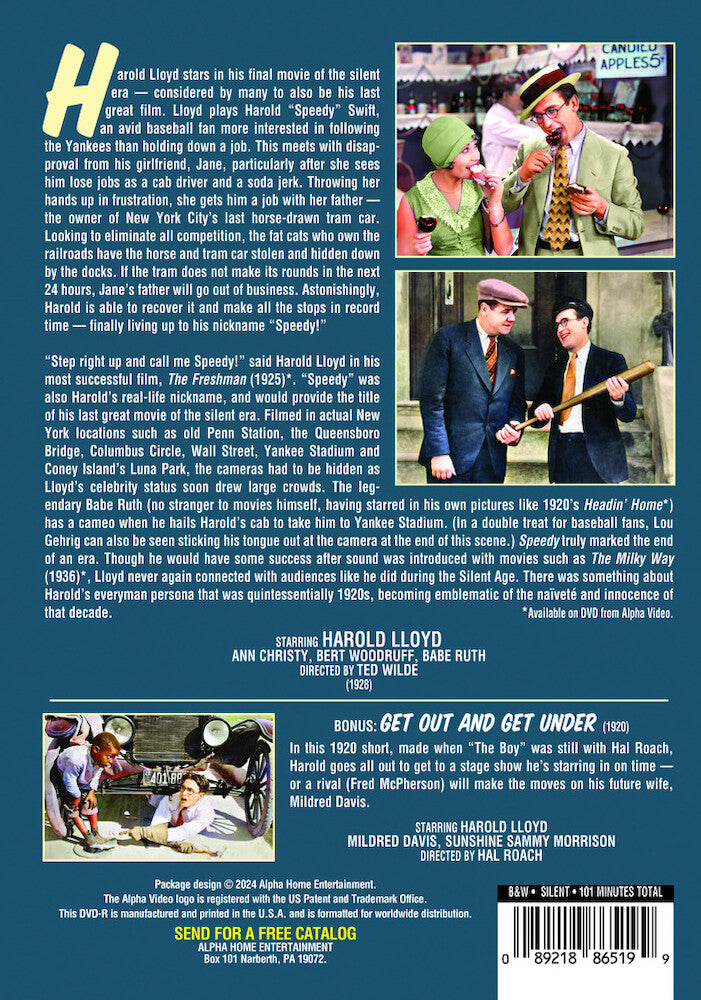 speedy (silent) - Back Panel - DVD