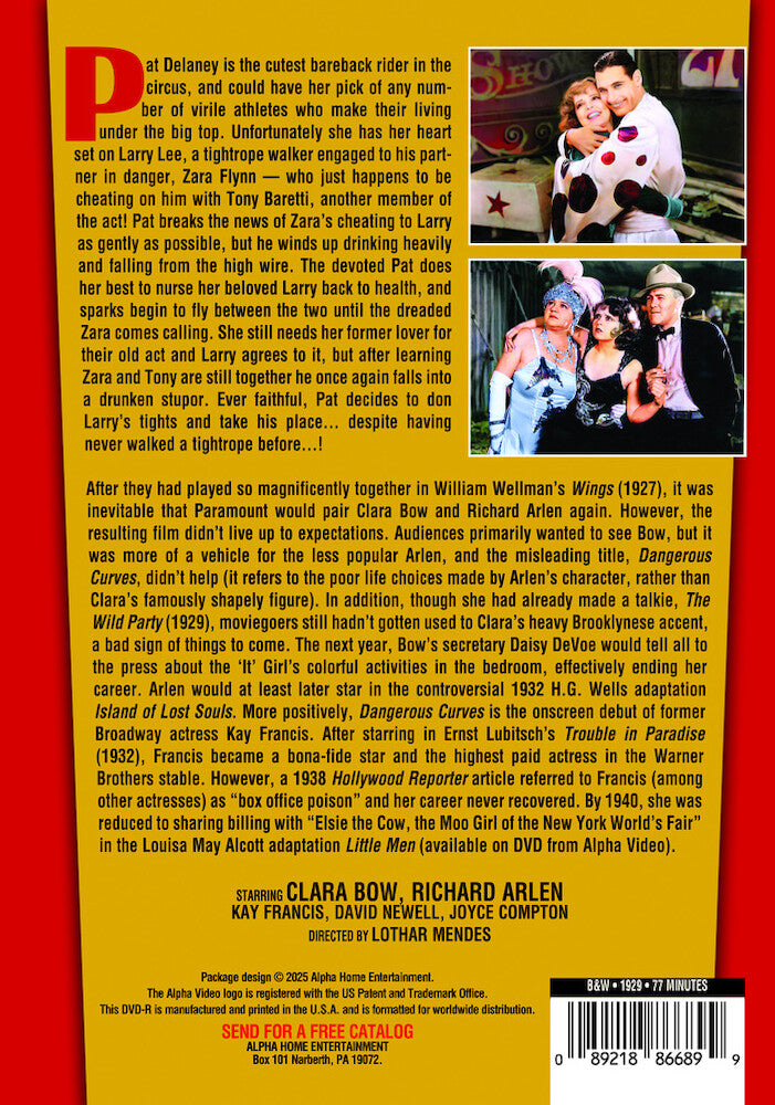 Dangerous Curves - Back Panel - 