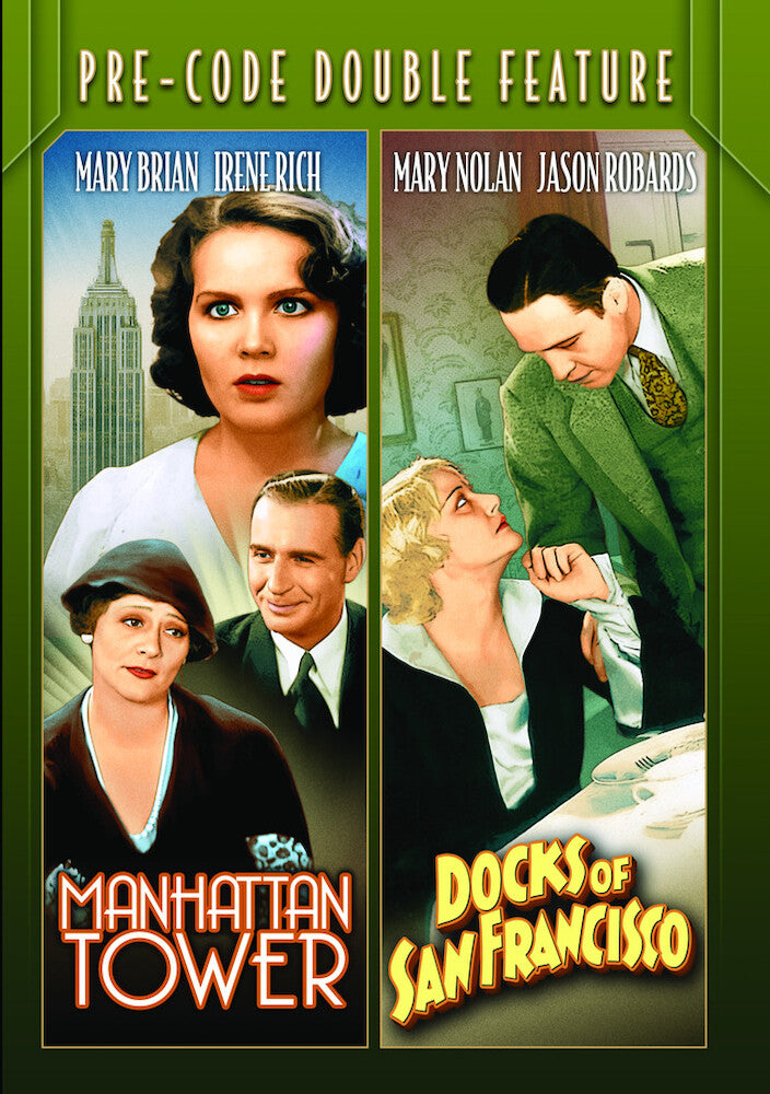 pre-code double feature: manhattan tower (1932)/docks of san francisco (1932) - DVD