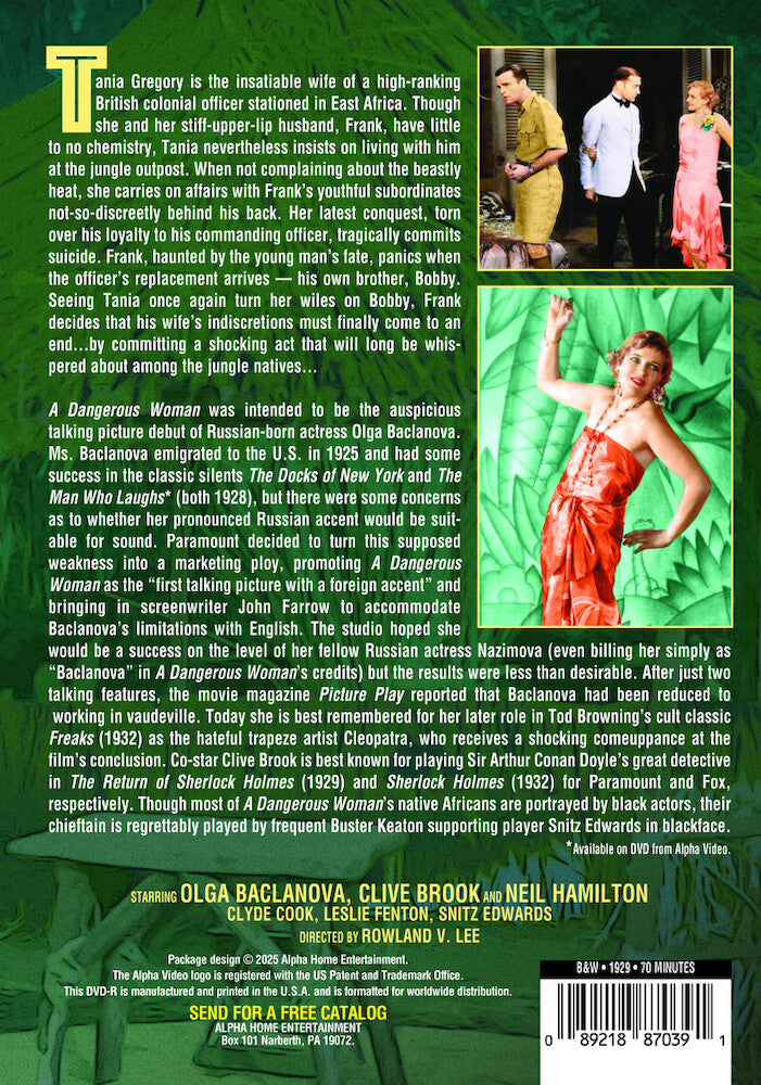 A Dangerous Woman - Back Panel - 