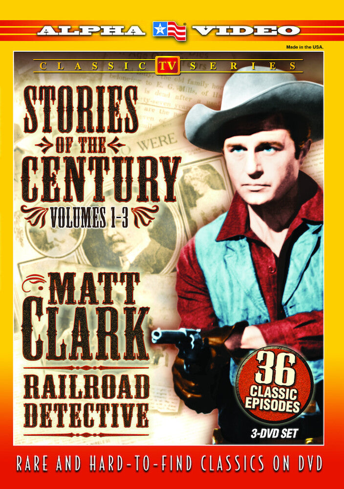 Matt Clark Railroad Detective - Stories of The Century - Volumes 1-3 (3-) - 
