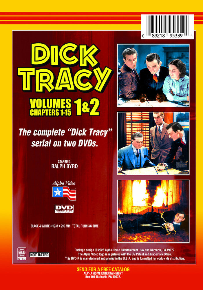 dick tracy - Back Panel - DVD
