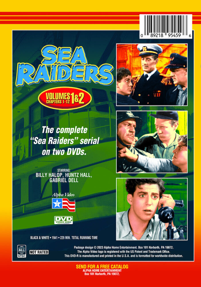 sea raiders - Back Panel - DVD