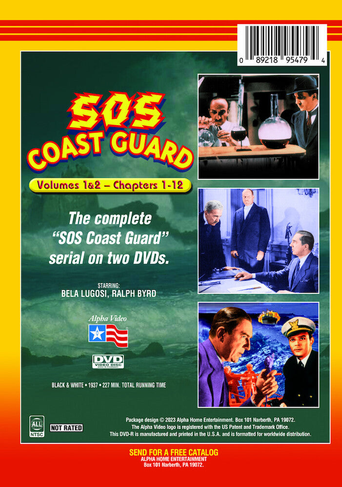 sos coast guard - Back Panel - DVD