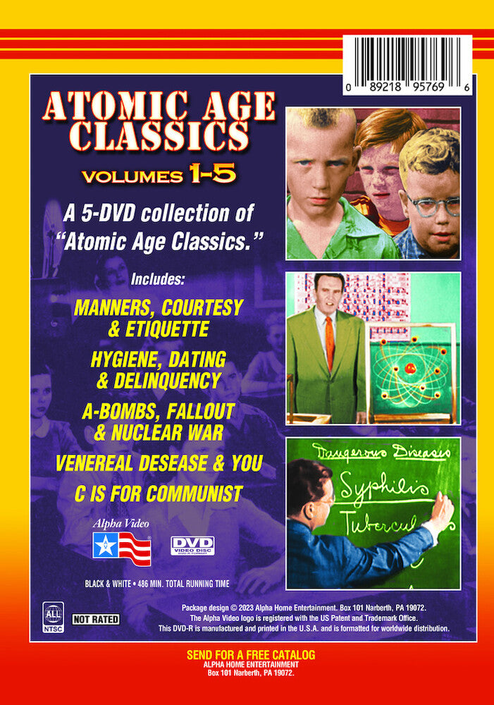 atomic age classics collection - Back Panel - DVD