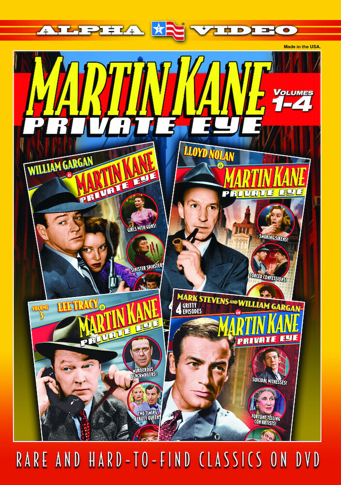 Martin Kane Private Eye - Volumes 1-4 (4-) - 