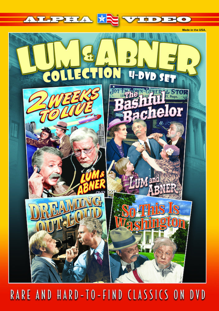 Lum & Abner Collection (2 Weeks To Live / The Bashful Bachelor / Dreaming Out Loud / So This Is Washington) (4-) - 