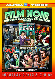 film noir murder & blackmail collection, volume 1 (see synopsis for title listing) (6-) - DVD