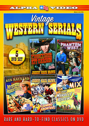 Vintage Western Serials (The Miracle Rider / The Mystery Mountain / Phantom of The West / Fighting With Kit Carson / Flaming Frontiers) - 