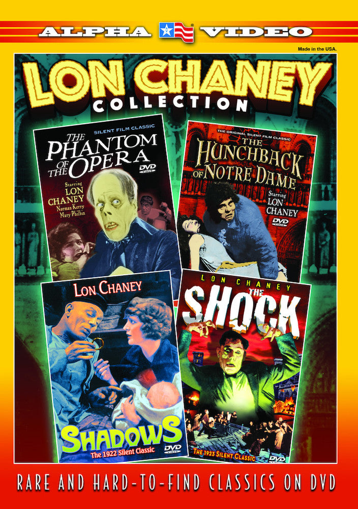 Lon Chaney Collection (Phantom of The Opera / Hunchback of Notre Dame / Shadows / The Shock) (4-) - 