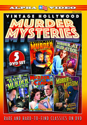 vintage hollywood murder mysteries: murder by invitation, murder at glen athol, wayne murder case, murder on the campus, murder in the museum - DVD