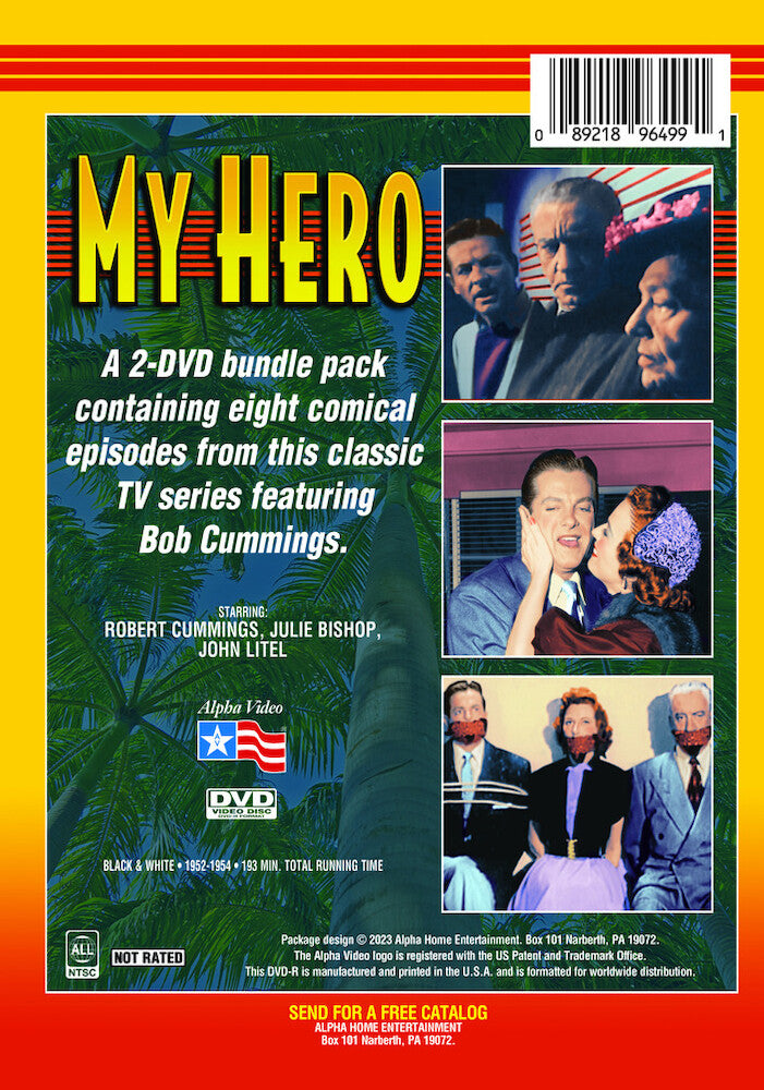 my hero - volumes 1 & 2 - Back Panel - DVD