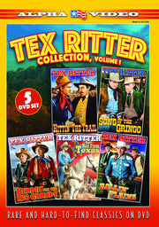 Tex Ritter Collection, Volume 1 (Hittin' The Trail / Song of The Gringo / Headin' For The Rio Grande / Man From Texas / Rollin' Plains) (5-) - 