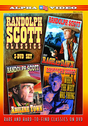 Randolph Scott Classics: Rage At Dawn (1955) / When The West Was Young (1932) / Abilene Town (1946) (3-) - 
