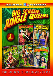 big screen jungle queens: (nabonga (1944) / queen of the amazons (1946) / blonde savage (1947) / savage girl (1932) / jungle siren (1942) - DVD