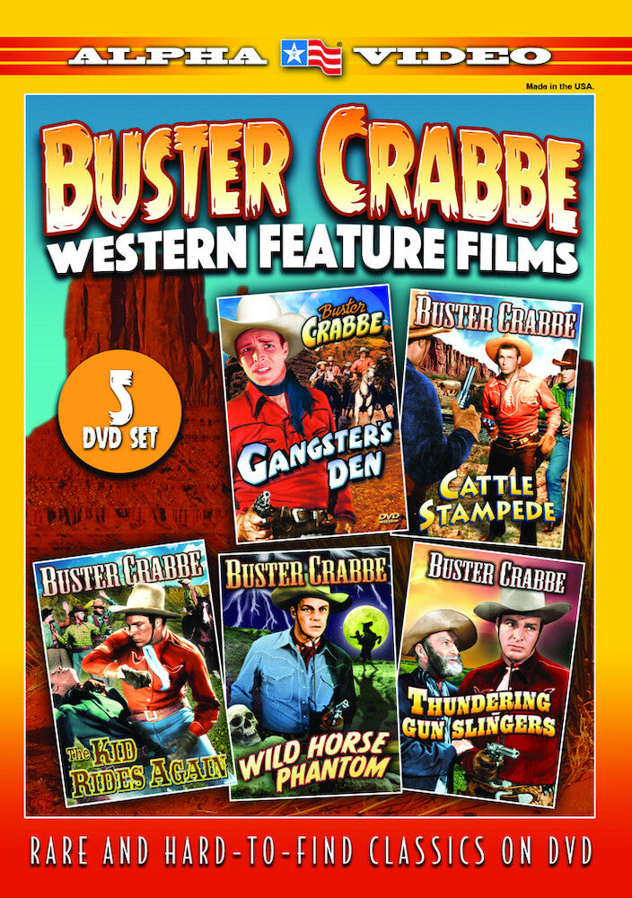 Buster Crabbe Western Feature Films - 