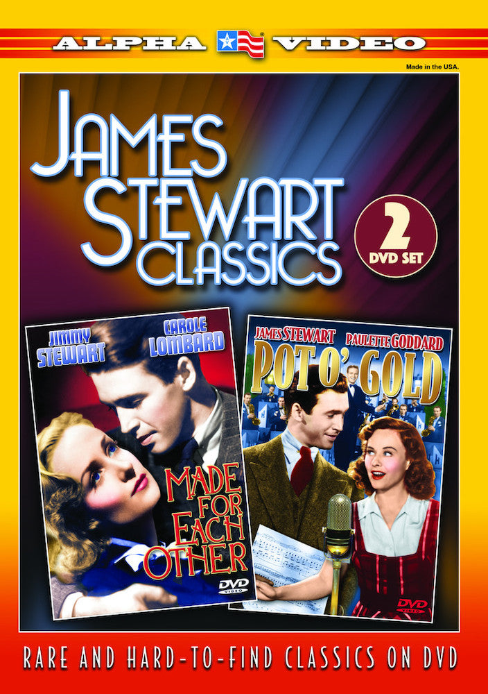 James Stewart Classics: Made For Each Other (1939) / Pot O'Gold (1941) (2-) - 