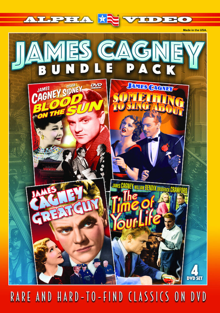 james cagney bundle pack: blood on sun / something to sing about / great guy / time of your life - DVD