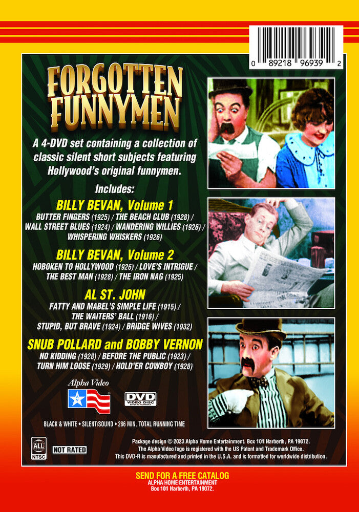 forgotten funnymen - Back Panel - DVD