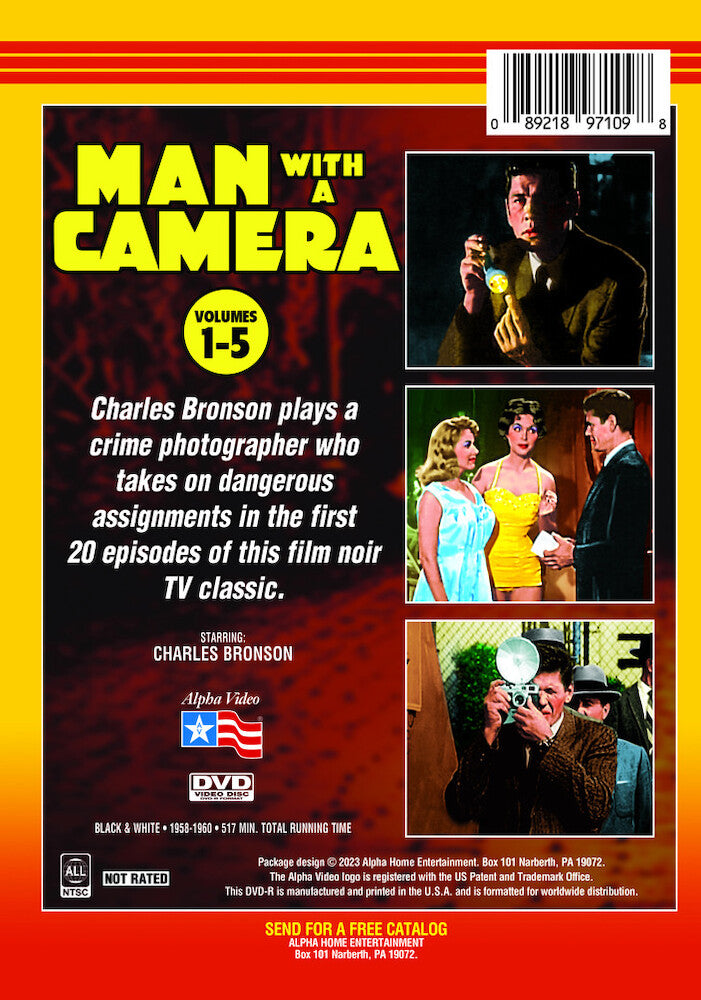 man with a camera - volumes 1-5: the first 20 episodes - Back Panel - DVD