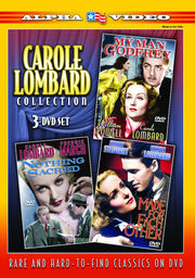 Carole Lombard Collection: My Man Godfrey / Nothing Sacred / Made for Each Other (3-) - 