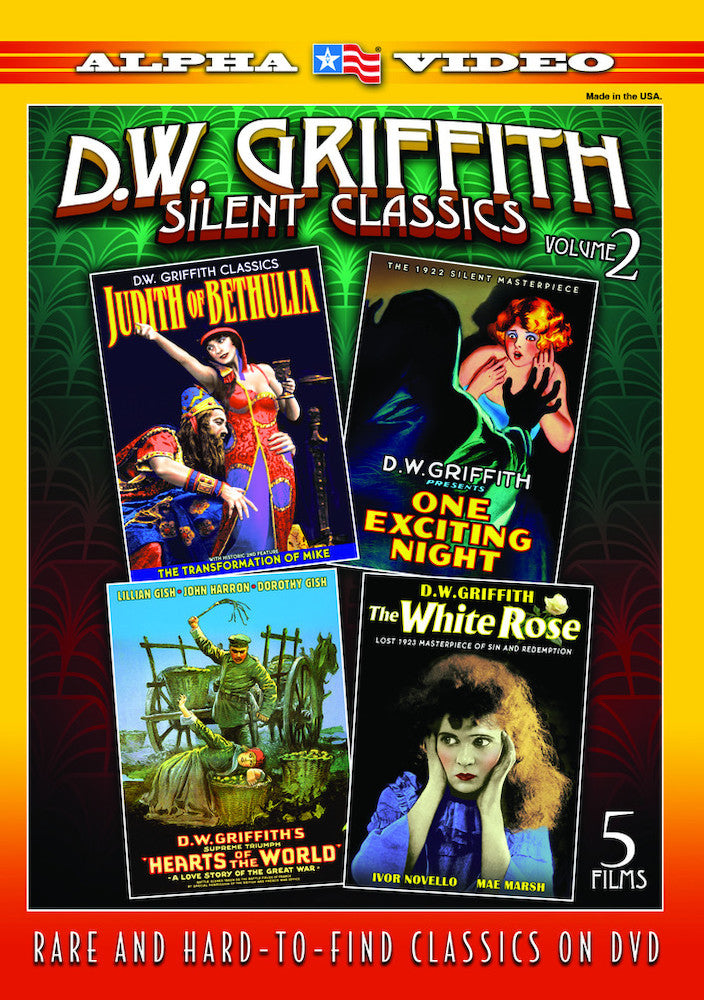 D.W. Griffith Silent Classics, Volume 2: 5-Film Collection (4-) - 