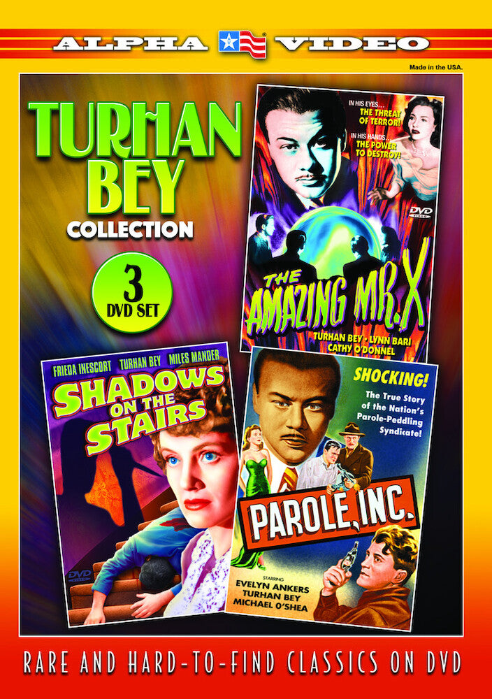 turhan bey collection (the amazing mr. x / shadows on the stairs / parole inc) - DVD