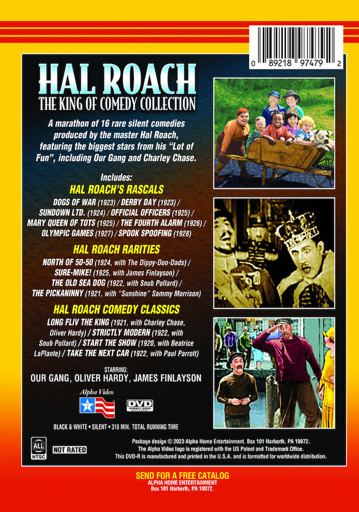 hal roach: the king of comedy collection - Back Panel - DVD