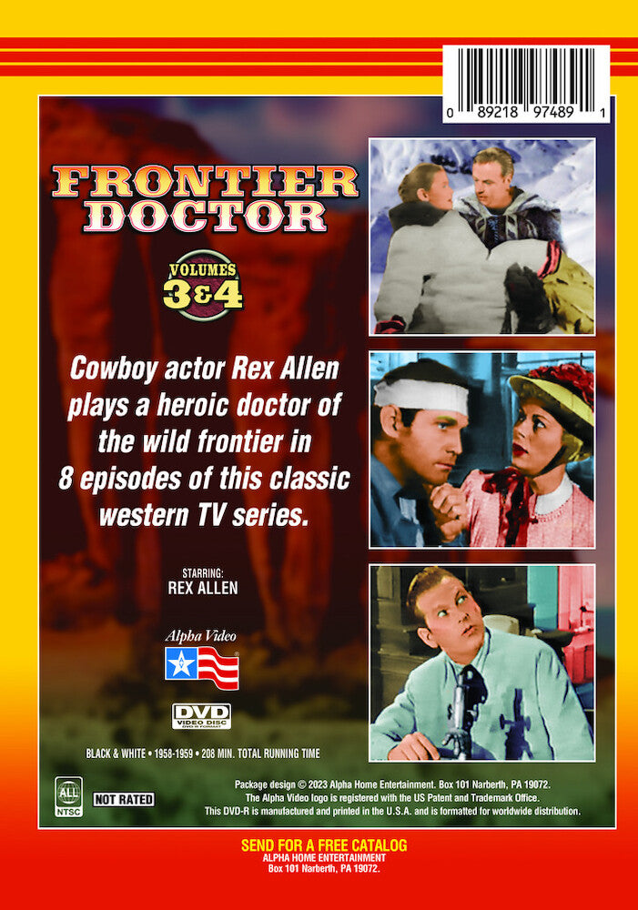 frontier doctor collection, volume 2 - Back Panel - DVD