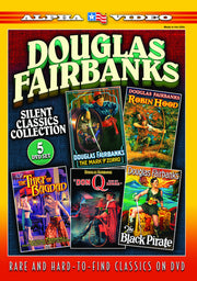 Douglas Fairbanks Silent Classics Collection (The Mark of Zorro / Robin Hood / The Thief of Bagdad / Don Q, Son of Zorro / The Black Pirate) - 