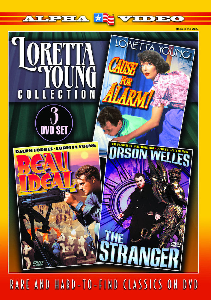 Loretta Young Collection (Beau Ideal / The Stranger / Cause for Alarm) (3-) - 