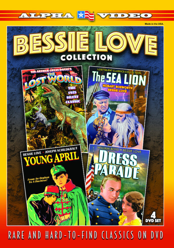 bessie love collection (the lost world / the sea lion / young april / dress parade) - DVD