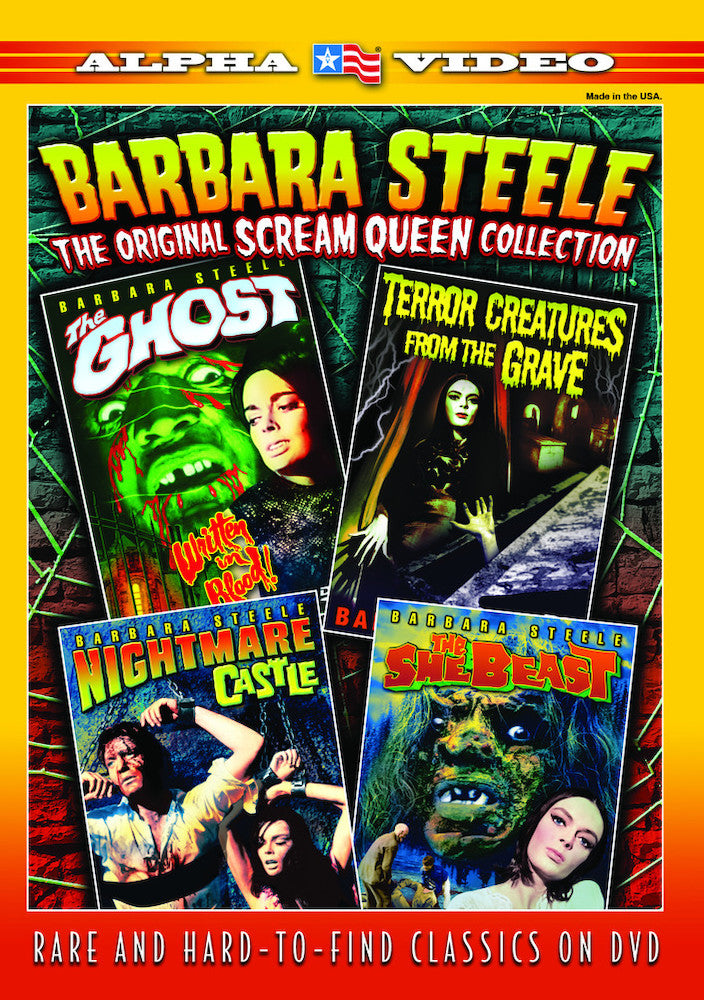 Barbara Steele: The Original Scream Queen Collection (The Ghost / Terror-Creatures from the Grave / Nightmare Castle / She Beast) (4-) - 