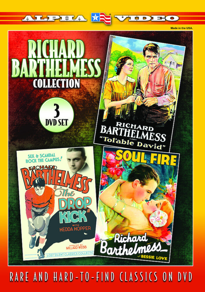richard barthelmess collection (tol'able david / soul-fire / the drop kick) - DVD