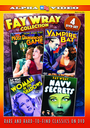 Fay Wray Collection (The Most Dangerous Game / The Vampire Bat / Woman in the Dark / Navy Secrets) (4-) - 