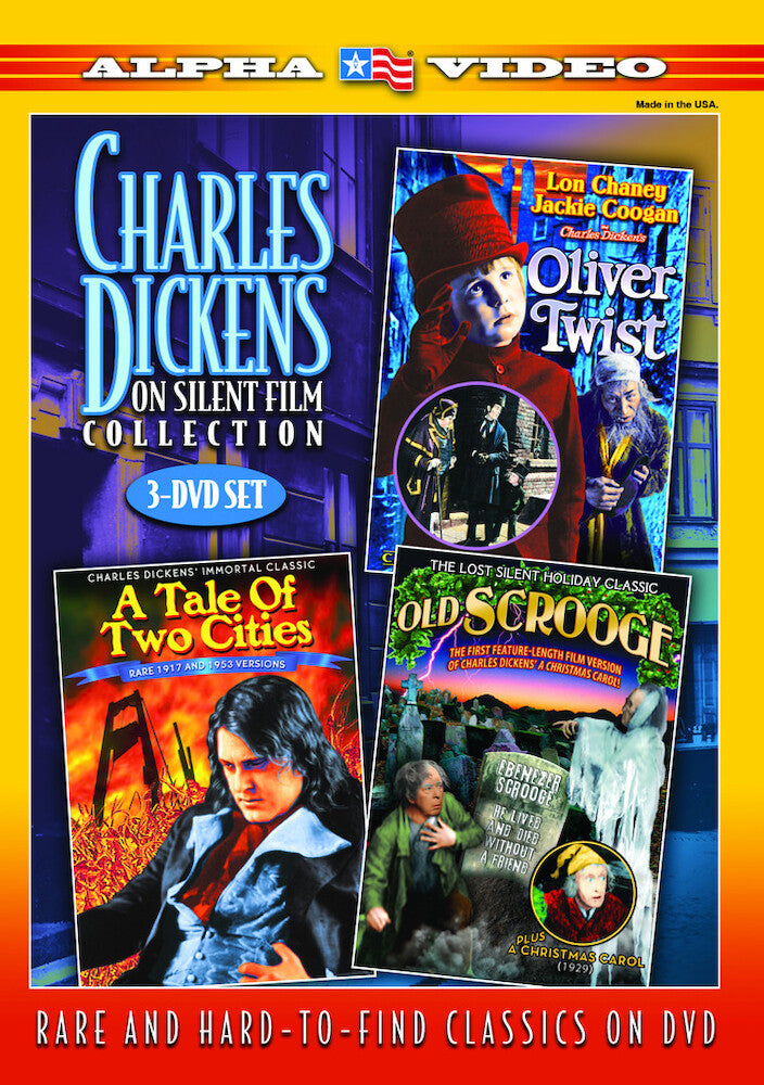 charles dickens on silent film collection (a tale of two cities / oliver twist / old scrooge) - DVD
