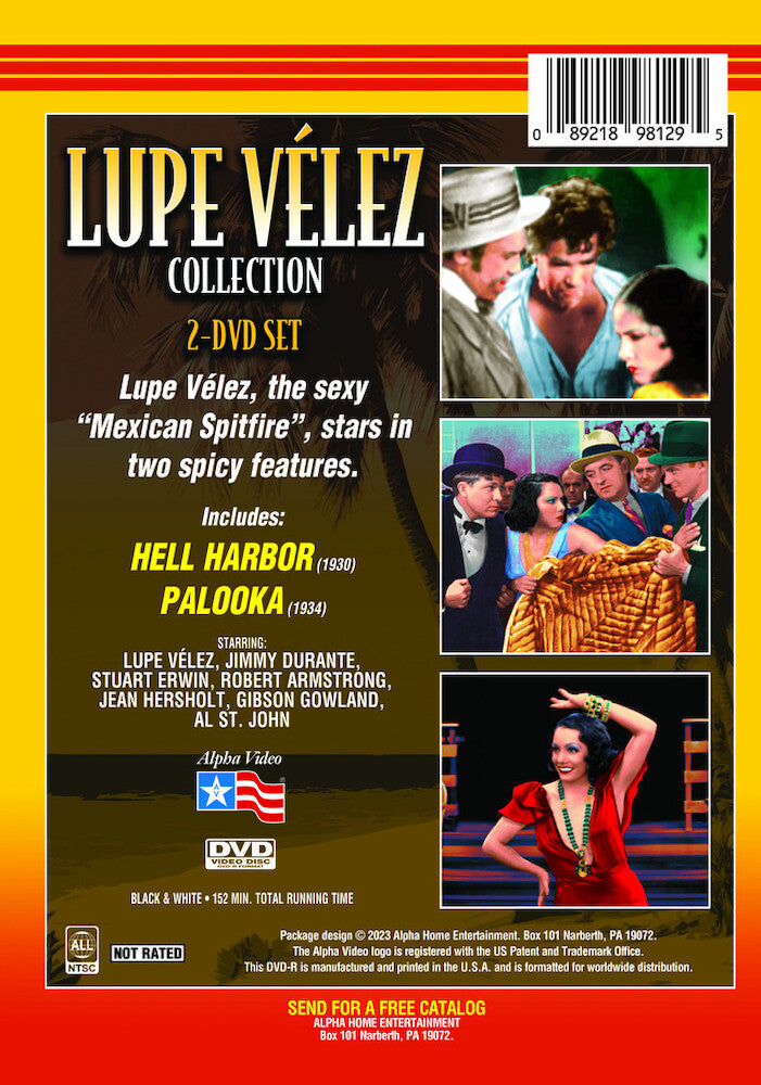lupe velez collection - Back Panel - DVD