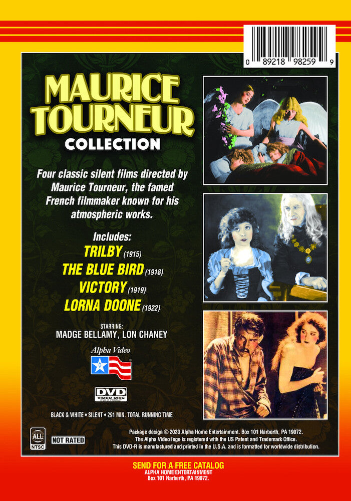 maurice tourneur collection (trilby / the blue bird / victor / lorna doone) - Back Panel - DVD