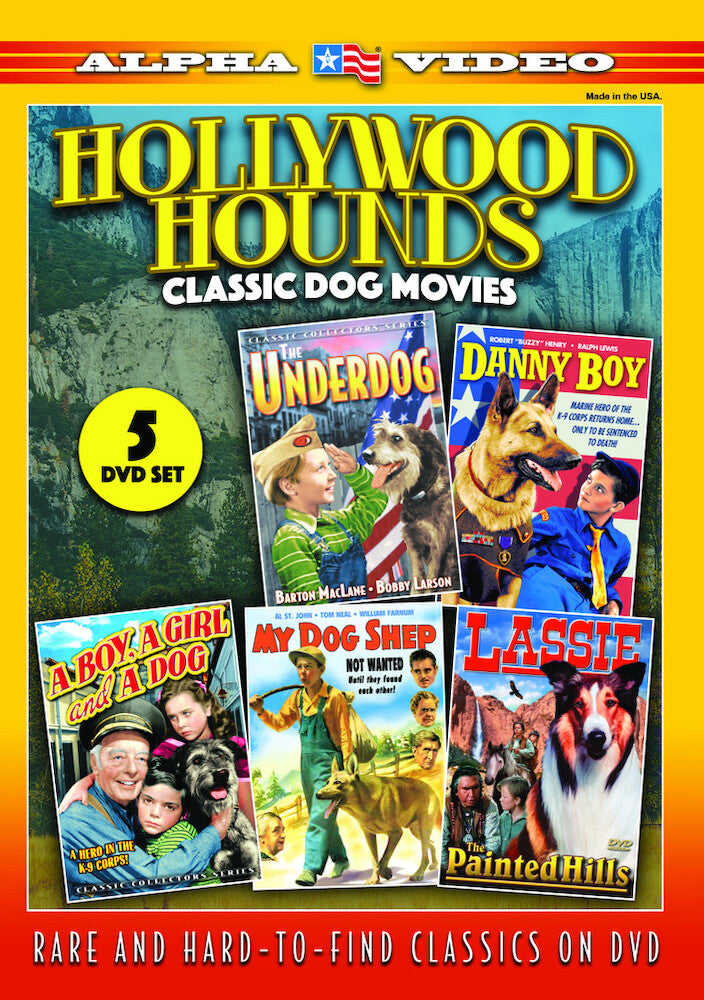 hollywood hounds: classic dog movies - DVD