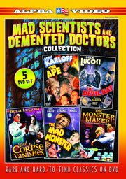 mad scientists and demented doctors collection - DVD