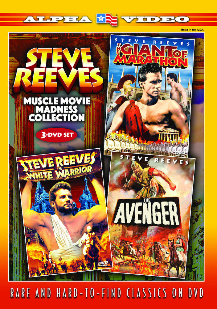 Steve Reeves: Muscle Movie Madness Collection (3-) - 