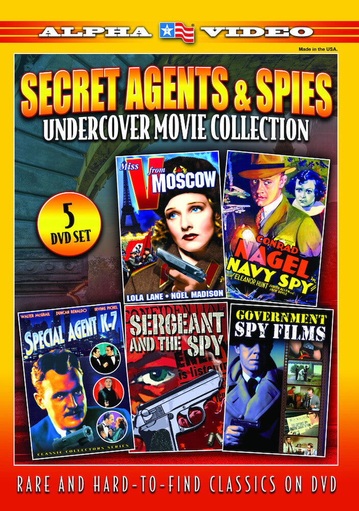 secret agents & spies: undercover movie collection - DVD